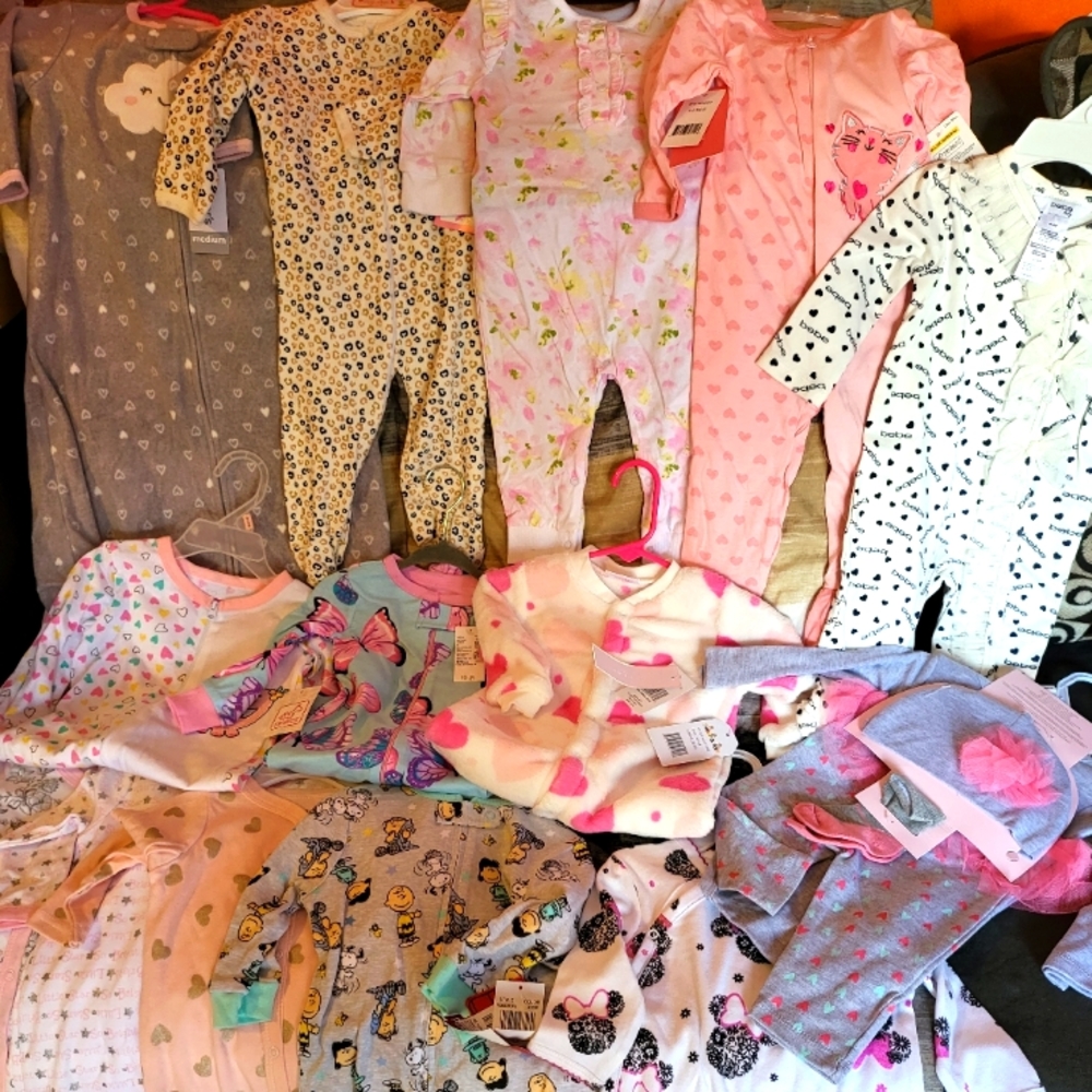 Lil girl infant all over oneies